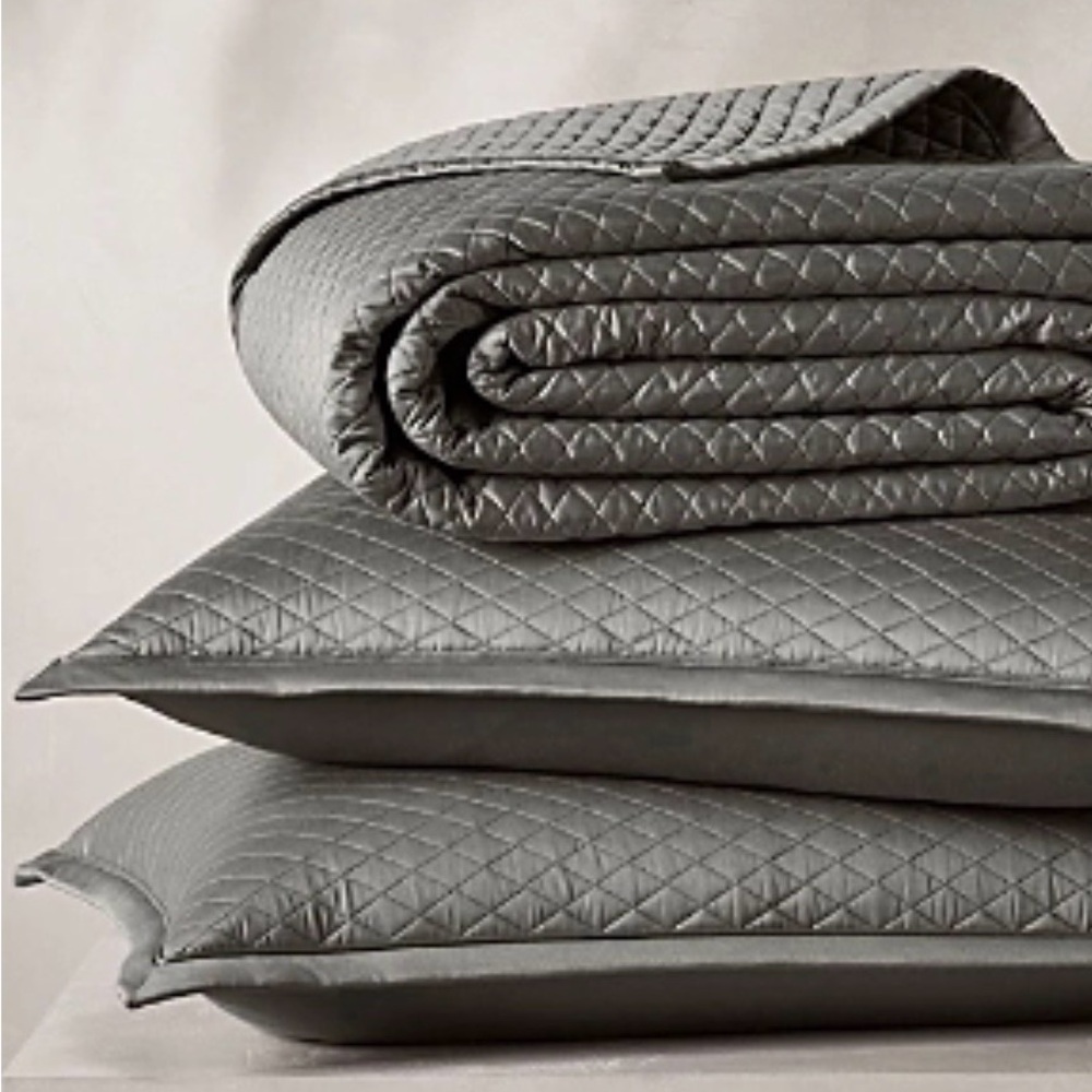 Boll & Branch Reserve Stone Latice Quilt F/Q